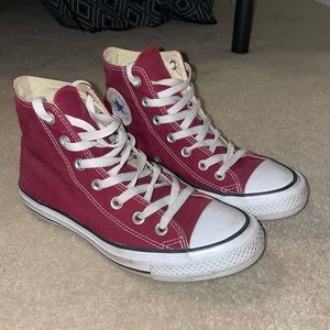 Maroon Converse